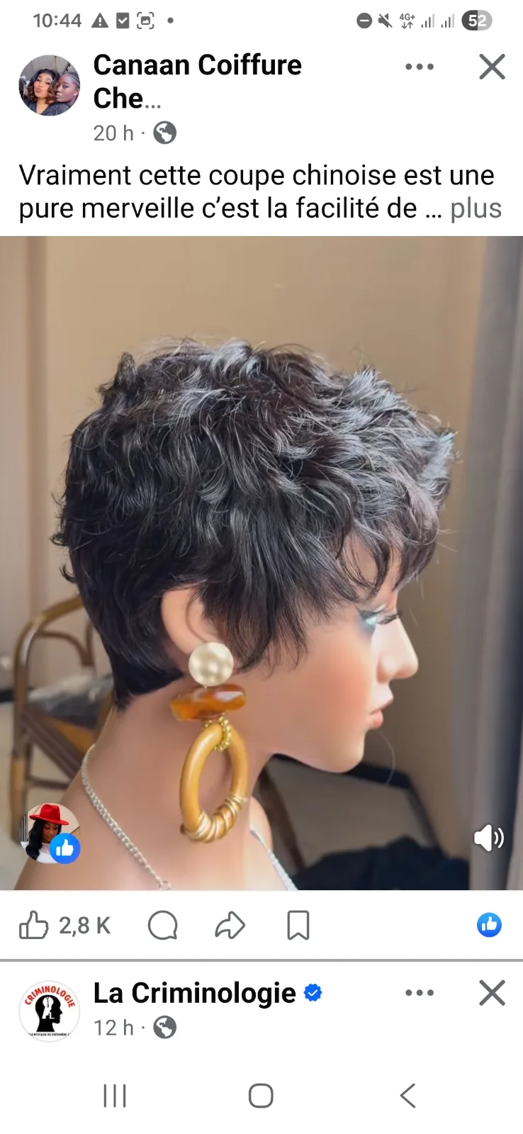 Coupe dame