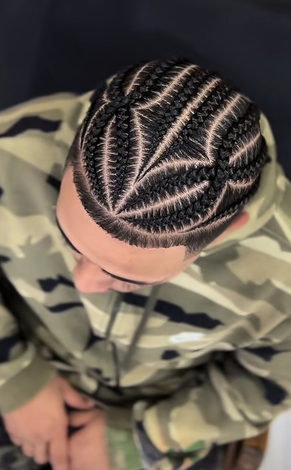 tresse cornrow homme
