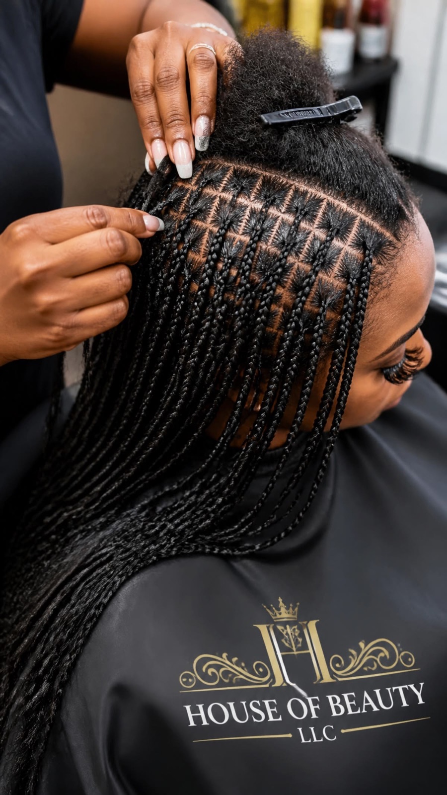 Tresse knotless