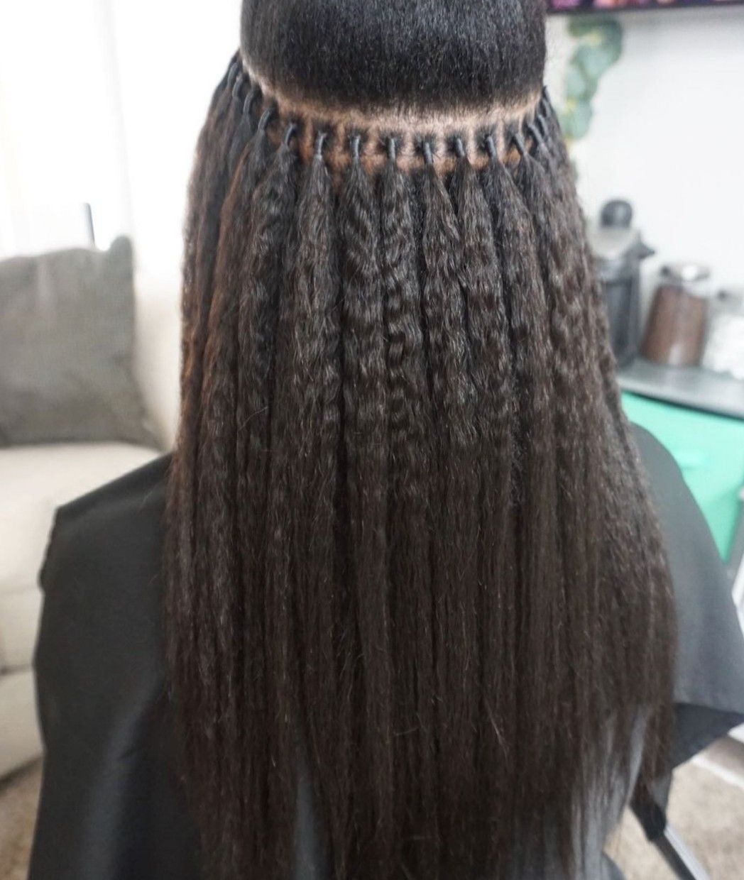 Extension de cheveux au Fil