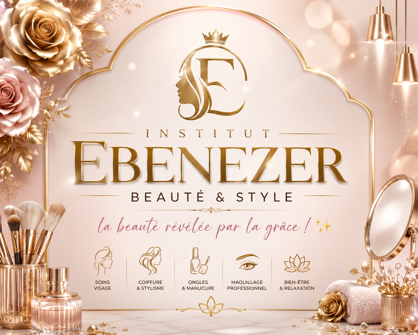 Logo de Institut Ebenezer beauté & style